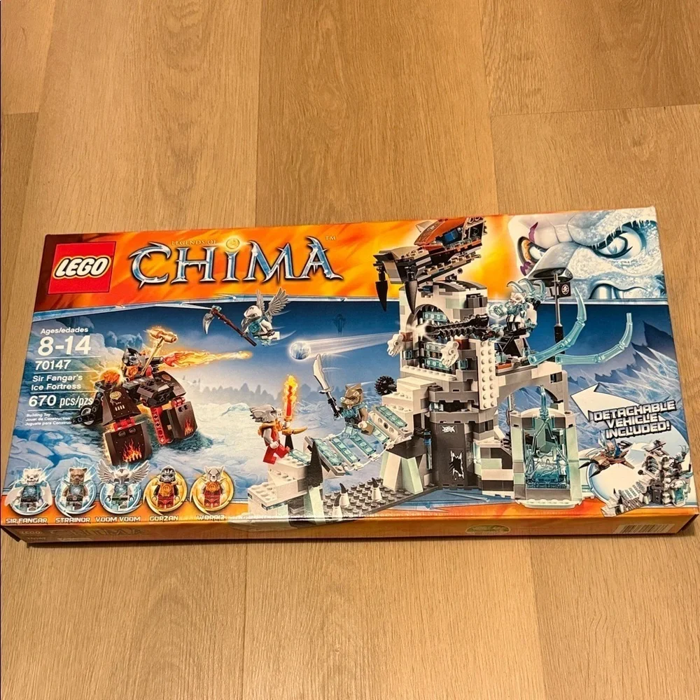 Lego China Sir Fangar’s Ice Fortress set 70147 new in sealed box 670 pieces